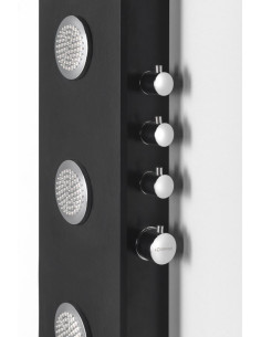 SPIRIT ROUND wall-mounted thermostatic shower panel, 250x1500mm - 6 2