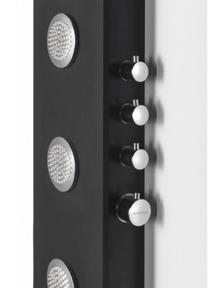 SPIRIT ROUND wall-mounted thermostatic shower panel, 250x1500mm - 1