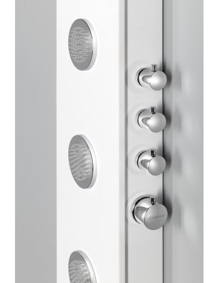 SPIRIT ROUND sieninė termostatinė dušo panelė, 250x1500mm - 1