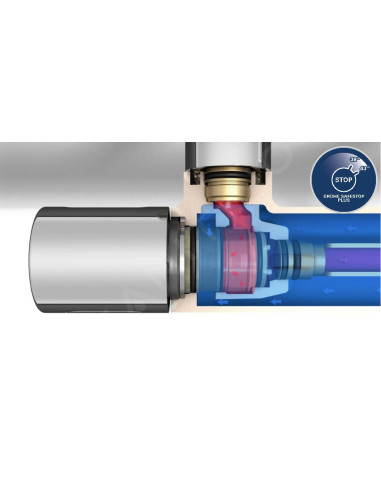 EUPHORIA SYSTEM 230 dušas sistēma ar termostatu, stiprināšana sienā - 11