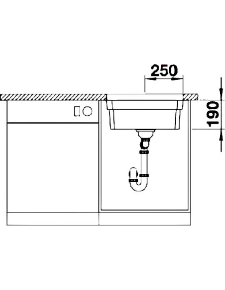BLANCO ETAGON 500-U PD TAR M.ZUB O.AF