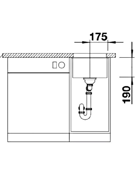 BLANCO SUBLINE 320-U PD FELSGRAU O.AF