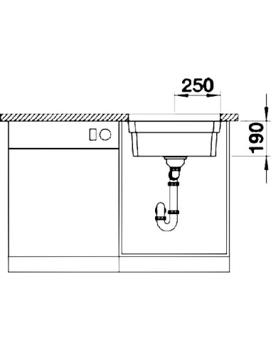 BLANCO ETAGON 500-U PD ANZ M.ZUB O.AF