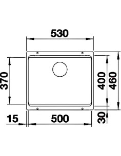 BLANCO ETAGON 500-U PD CAF M.ZUB O.AF 2