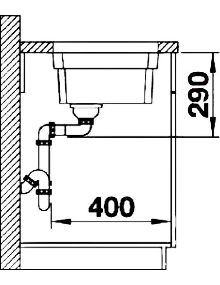 BLANCO ETAGON 500-U PD CAF M.ZUB O.AF