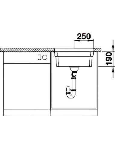 BLANCO ETAGON 500-U PD CAF M.ZUB O.AF
