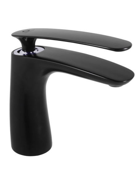 TIGRIS Basin lever mixer, black matt - Barva černá matná/chrom,Rozměr 1/2''