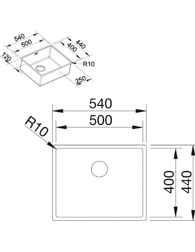 BLANCO CLARON  500-U