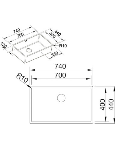 BLANCO CLARON  700-U