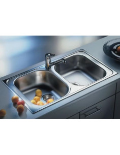 BLANCOTIPO 8 Compact 3 1/2" 18/10 Naturfinish 2