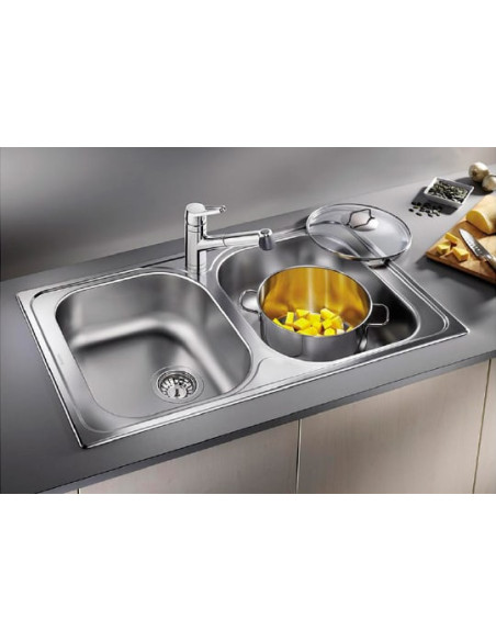 BLANCOTIPO 8 Compact 3 1/2" 18/10 Naturfinish BLANCOTIPO 8 Compact 3 1/2" 18/10 Naturfinish