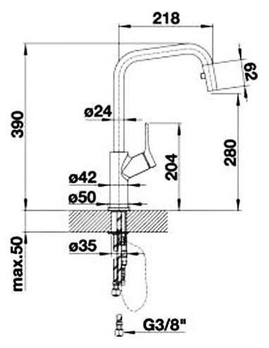 BLANCO JURENA-S chrom HD
