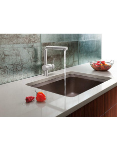 BLANCOLINUS-S HD Massiv Edelstahl gebürs 2