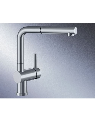 BLANCOLINUS-S HD Massiv Edelstahl gebürs