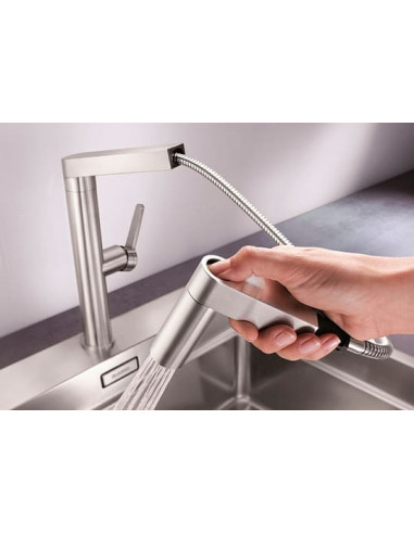 BLANCO PANERA-S HD Edelstahl gebürstet