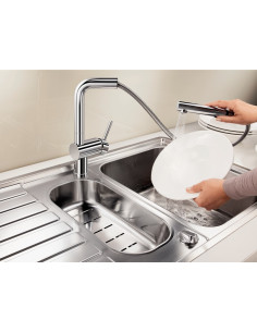 BLANCO LINUS-S HD CHROM jaucējkrāns 512402 2