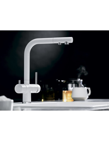 BLANCO FONTAS II silgranitweiß HD