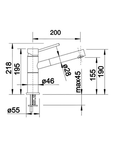 BLANCOALTA-S compact anthrazit/chrom HD