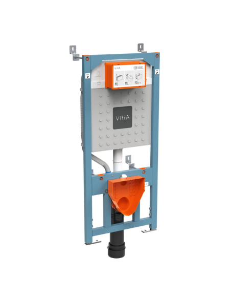 Vitra Integra wc set, mounting frame V12, 1120/1270 x 500mm, cistern 3/6L, toilet bowl Integra compact, SC lid - 5