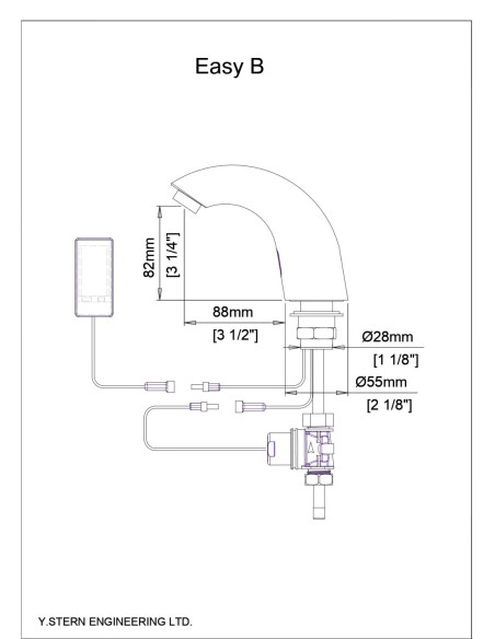 Sink faucet with sensor 246010, HROMS