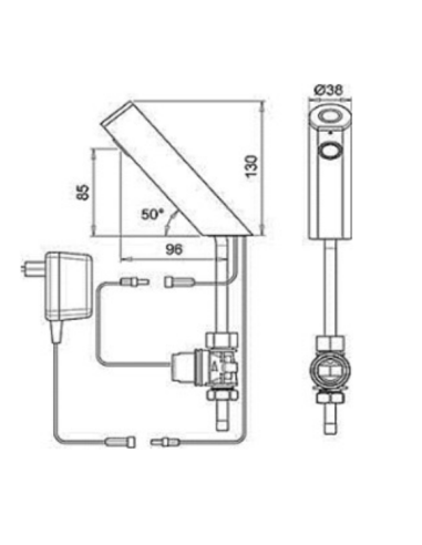 Sink tap for one water 225500, TOUCH