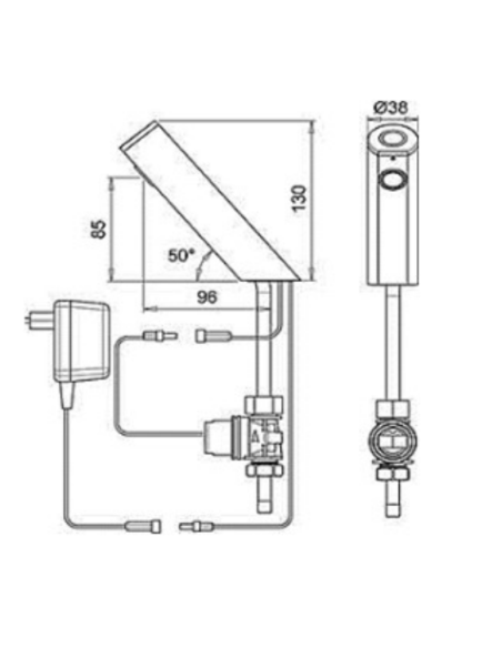 Sink tap for one water 225500, TOUCH