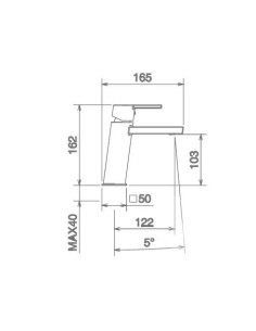 La Torre keraamika segisti 35001TC kroom ITALIA - 2 2