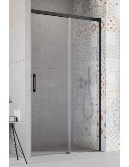 Radaway shower door Idea DWJ, black, left side (special order) - 3