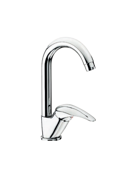 Virtuves izl. krāns 1079-70 hroms/mat.