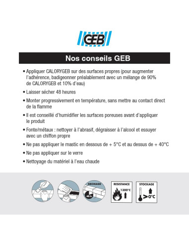 Ugnies mastika, CALORYGEB 103511 - 1