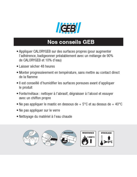 Ugnies mastika, CALORYGEB 103511 - 1 Ugnies mastika, CALORYGEB 103511 - 1