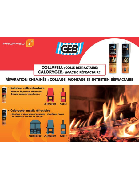 Ugnies mastika, CALORYGEB 103511 - 2 Ugnies mastika, CALORYGEB 103511 - 2