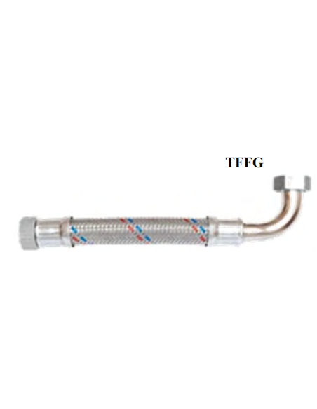 Lokanais savienojums Ø 25 x 34 mm TFFG (ar līkumu) 1" FF x 90° - 1