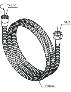 Damixa dušas šļūtene 760400164 - 2 2