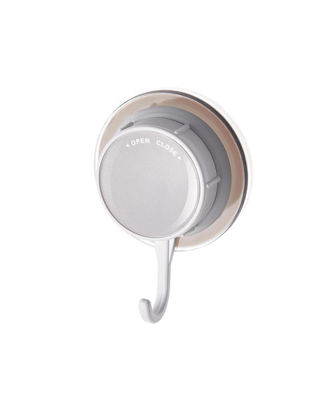 Āķis balts,55x75x23 mm,plastm.ar piesūc. Āķis balts,55x75x23 mm,plastm.ar piesūc.