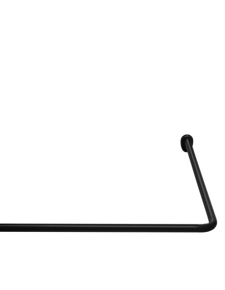 Dušas aizk.stanga, d25, stūra,melna Dušas aizk.stanga, d25, stūra,melna