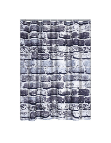 Dušas aizkars Brick, 180x200cm, tekstils