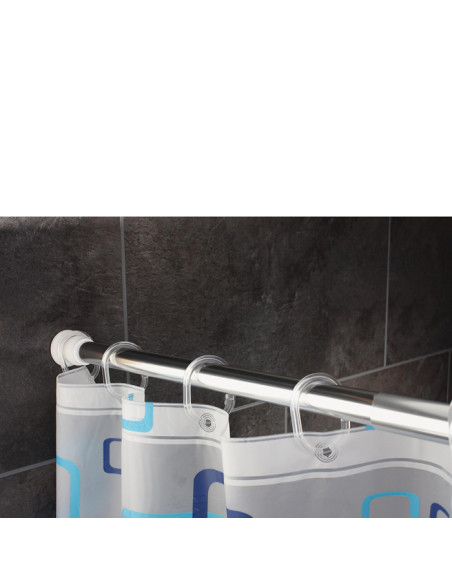 Dušas aizkars Crashed Ice, vinils,180x200cm Dušas aizkars Crashed Ice, vinils,180x200cm