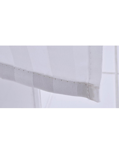 Dušas aizkars Madison 240X180 cm, balts, tekstils