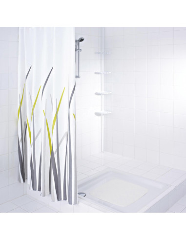 Dušas plaukts stūra , 130-260 cm ar piesūc.