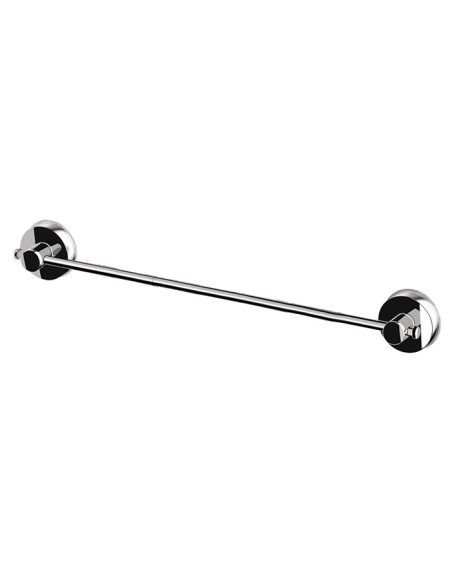 Dvieļu turētājs 555x65x72mm,,ner.tēr./plastm.ar piesūc.