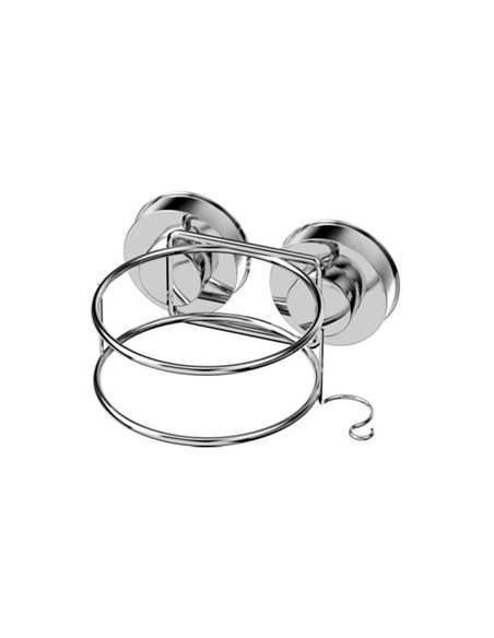 Matu fēna turētājs 158x65x127mm,ner.tēr./plastm.ar piesūc. Matu fēna turētājs 158x65x127mm,ner.tēr./plastm.ar piesūc.