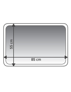 Paklājs Soft 55x85 cm,antracīts 2
