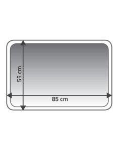 Paklājs Soft 55x85 cm,oranžs 2