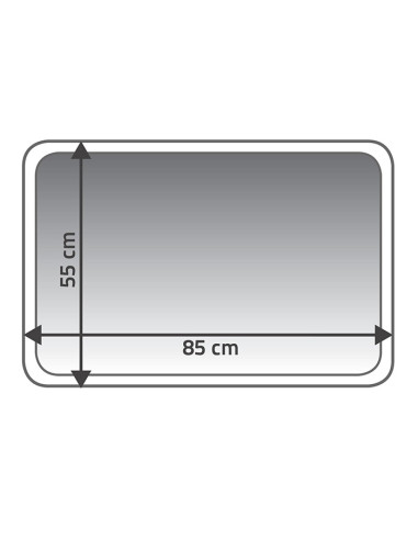 Paklājs Soft 55x85 cm,oranžs