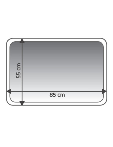Paklājs Soft 55x85 cm,zaļš