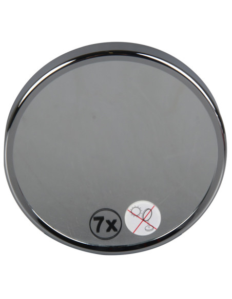 Spogulis Ariel (x7) ar piesūcekņiem, hroms, Ø 14,5 Spogulis Ariel (x7) ar piesūcekņiem, hroms, Ø 14,5