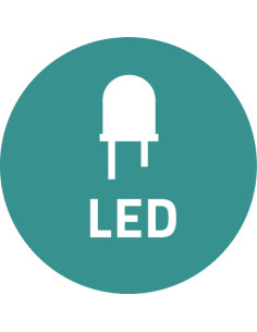 Spogulis Daisy LED, d15cm, hroms 2