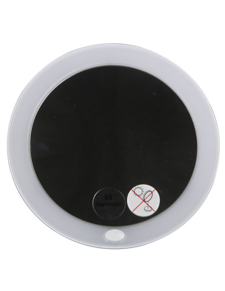 Spogulis Mulan ar piesūc.,LED,5X,sudrabs Spogulis Mulan ar piesūc.,LED,5X,sudrabs