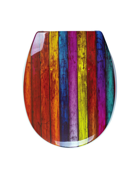 Tual.poda vāks Shabby Stripes soft close Tual.poda vāks Shabby Stripes soft close